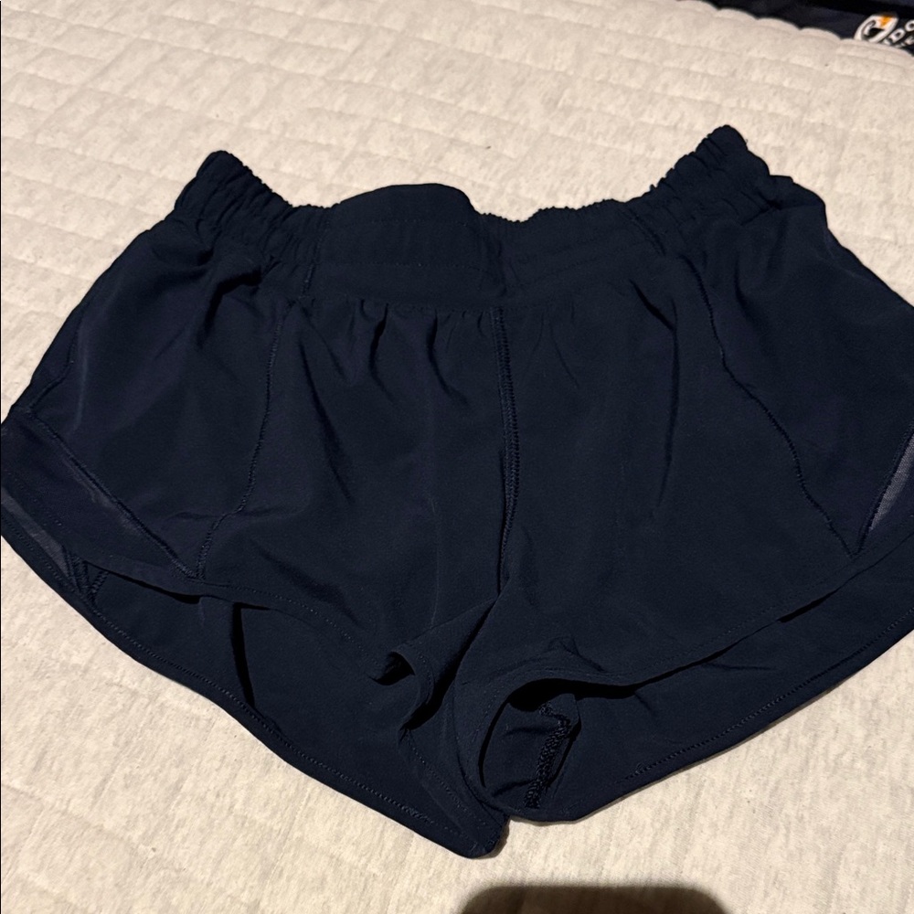 Women's Hottie Hot lululemon navy blue Shorts